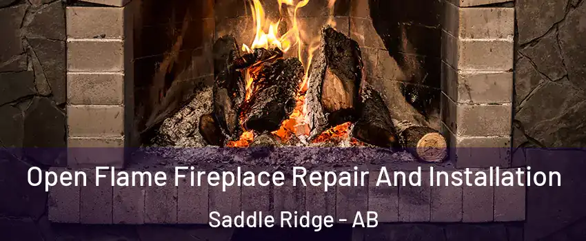  Open Flame Fireplace Repair And Installation Saddle Ridge - AB