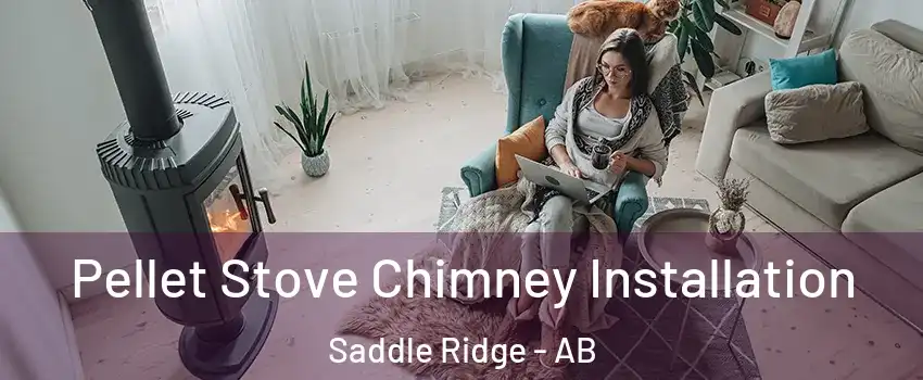  Pellet Stove Chimney Installation Saddle Ridge - AB