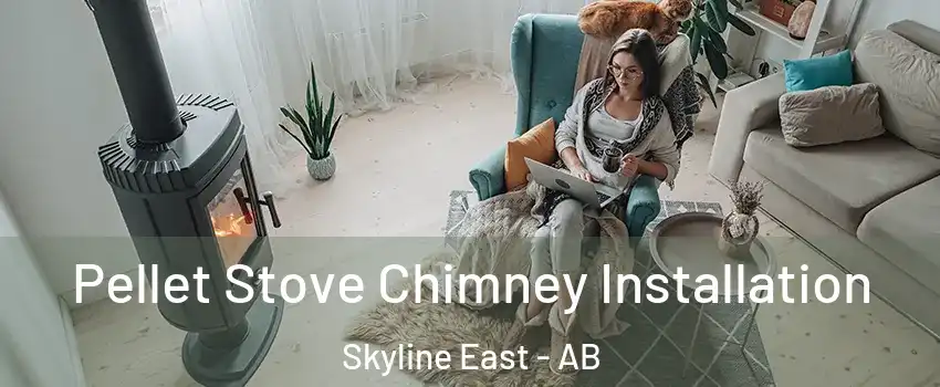  Pellet Stove Chimney Installation Skyline East - AB