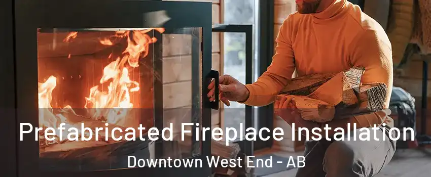  Prefabricated Fireplace Installation Downtown West End - AB