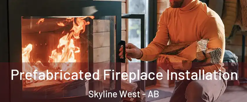 Prefabricated Fireplace Installation Skyline West - AB